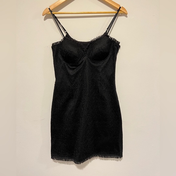 Vintage Little Black Boostier Dress - Picture 2 of 5